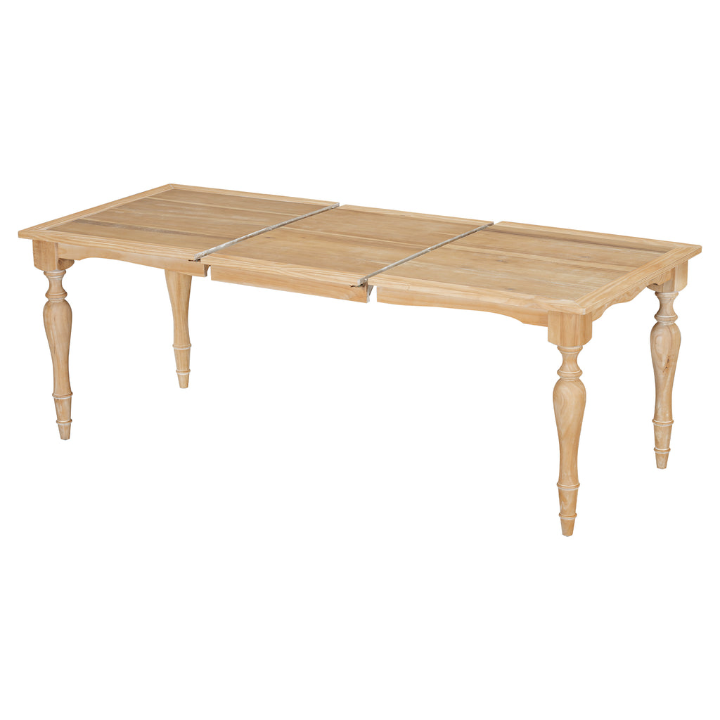 Vintage Traditional 82.7inch Extendable Dining Table