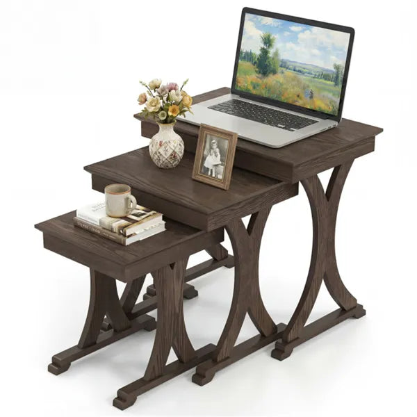 3-Piece Nesting Coffee Table Set