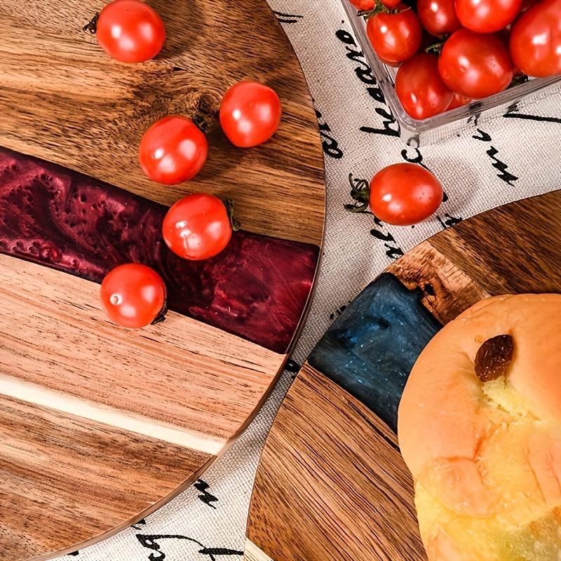 Acrylic Wood Resin Round Cutting Board