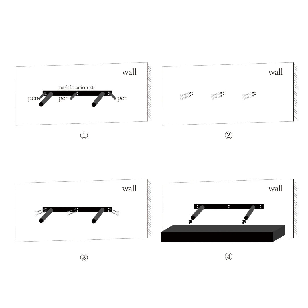 Floating Shelves  18.11 Wall Mounted Wood Shelves