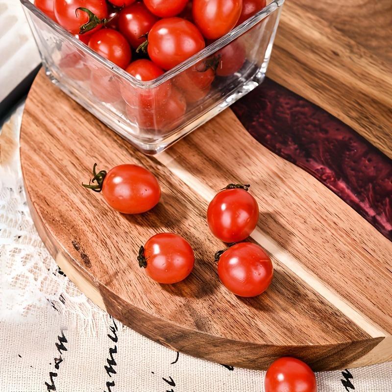 Acrylic Wood Resin Round Cutting Board