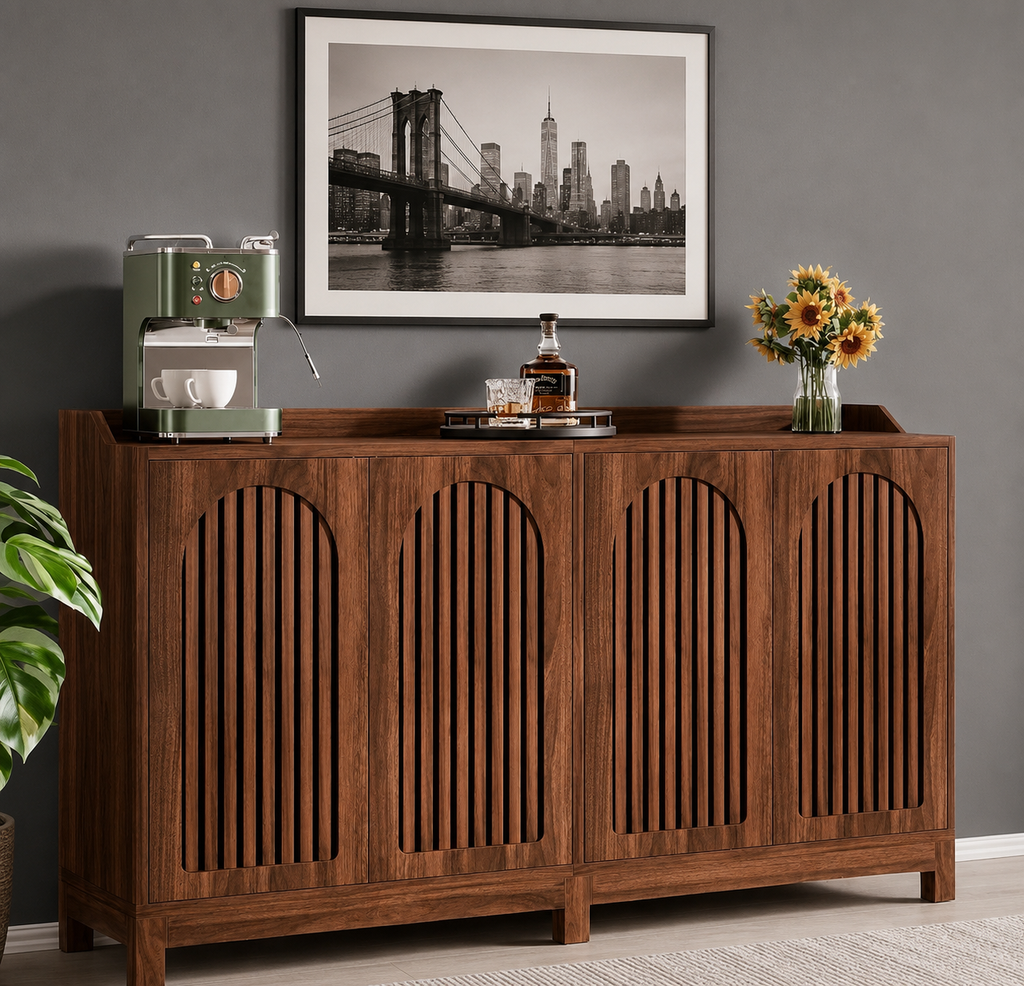 Farmhouse Sideboard Buffet Cabinet