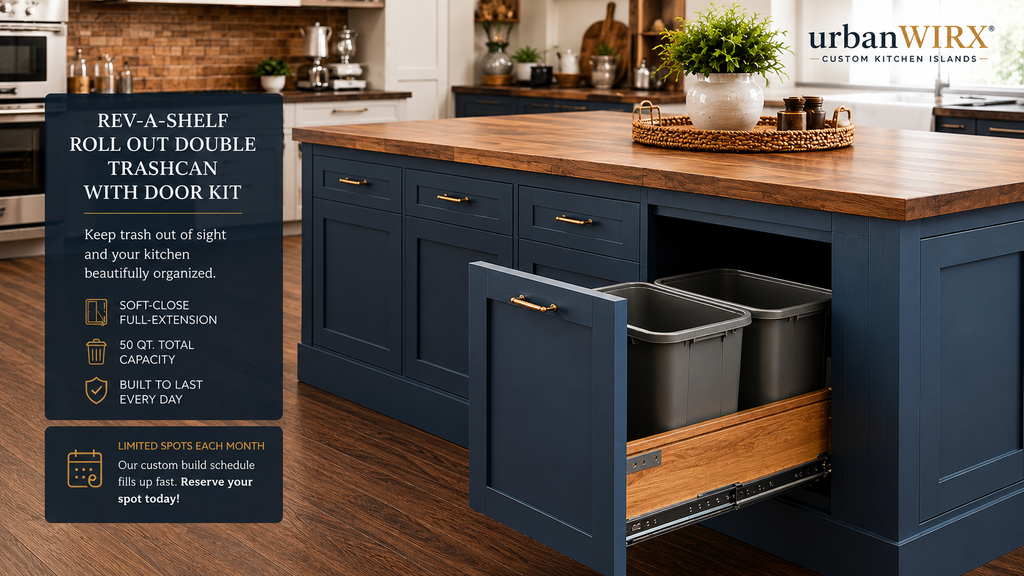 Rev A Shelf Premium Island and Cabinet Storage Accessory Solution Package Bundle