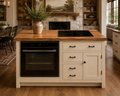 Made to Order Custom Kitchen Island with Appliance Cutouts