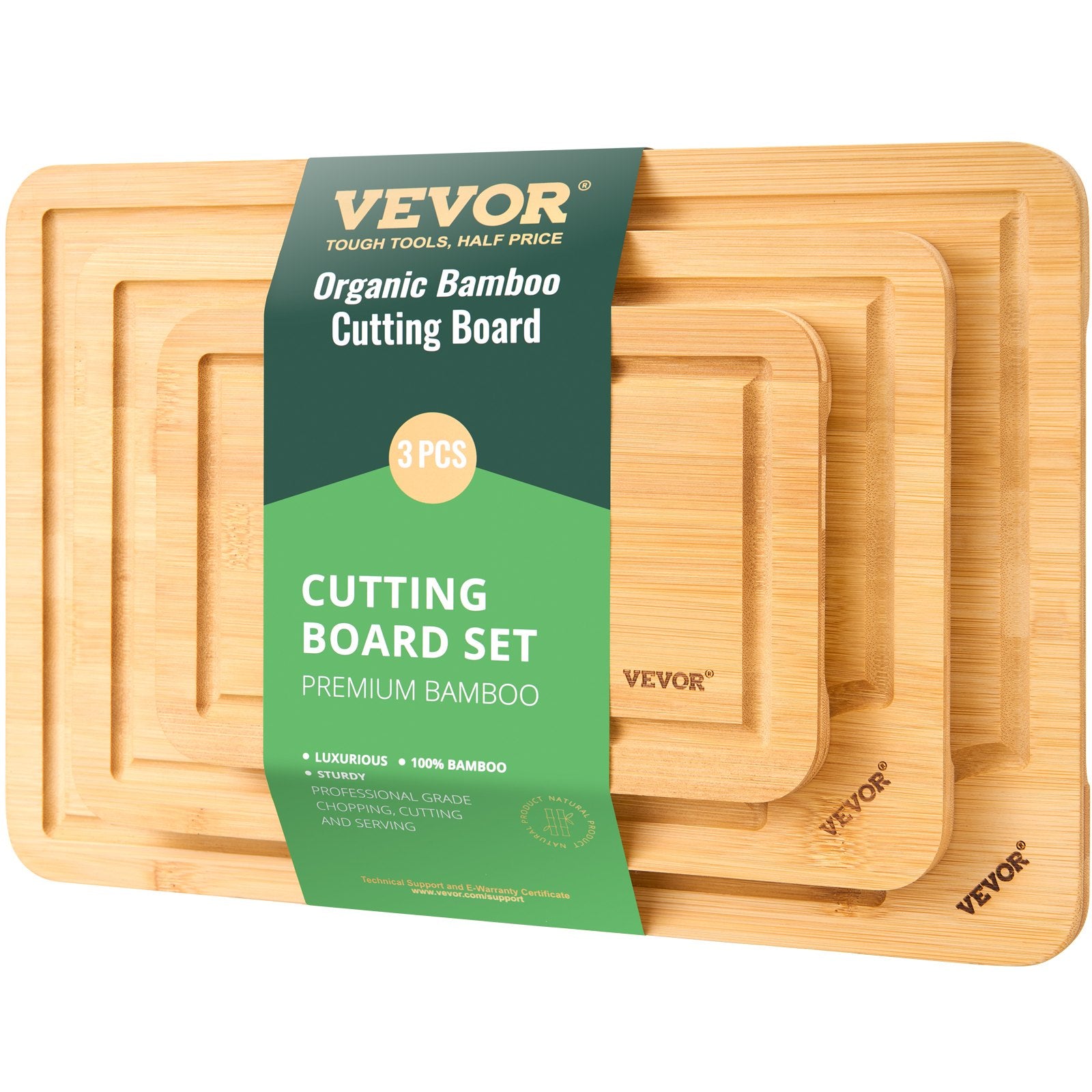 Bamboo Cutting Board Premium Versatile Cut Board
