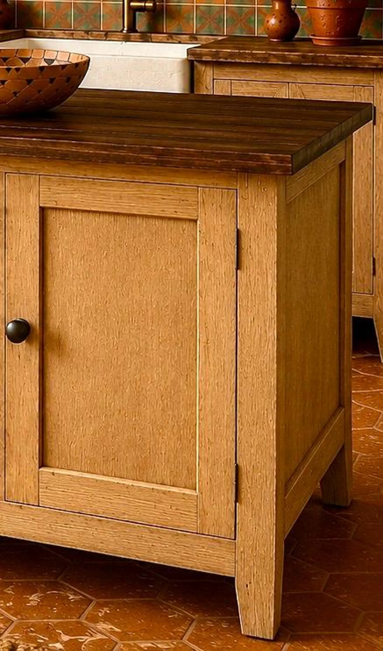 Boho Style Kitchen Island