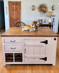 Custom Kitchen Island with Storage