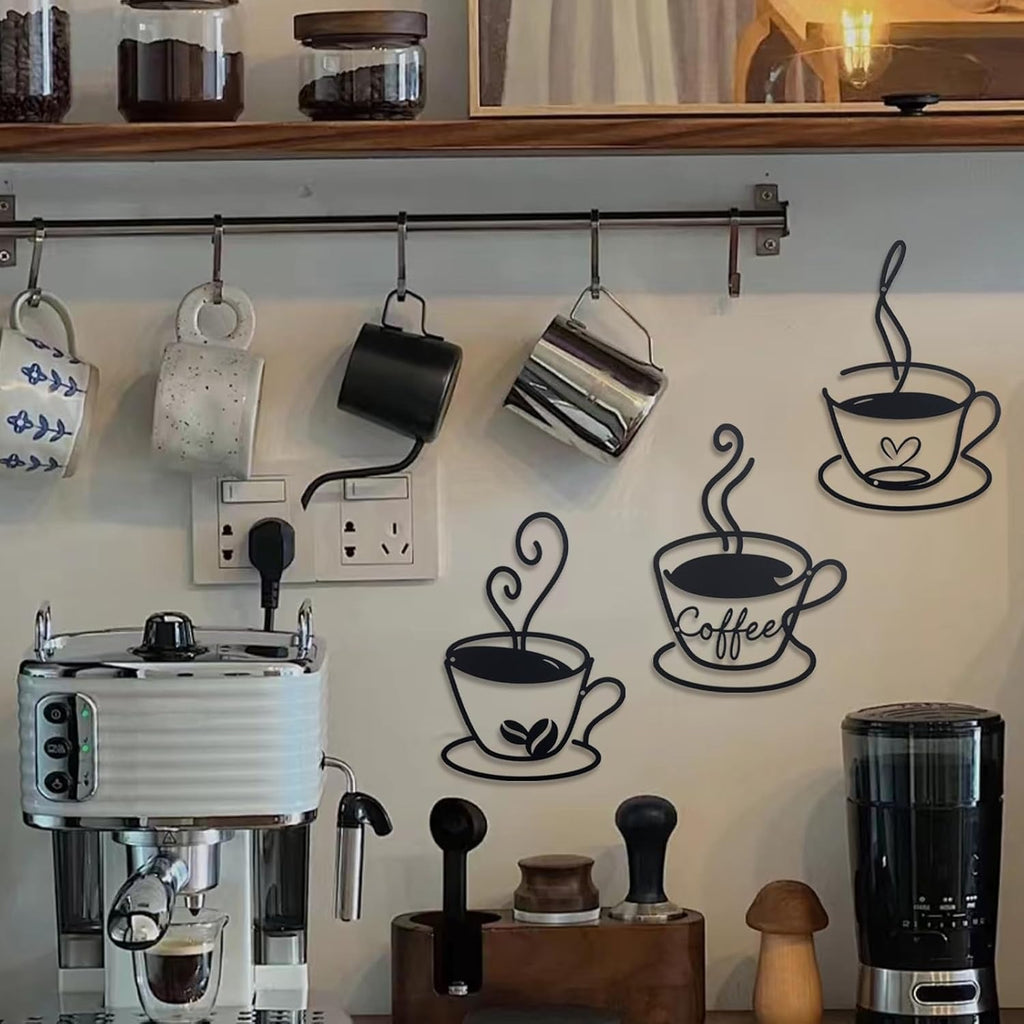 Vintage Metal Tin Coffee Sign
