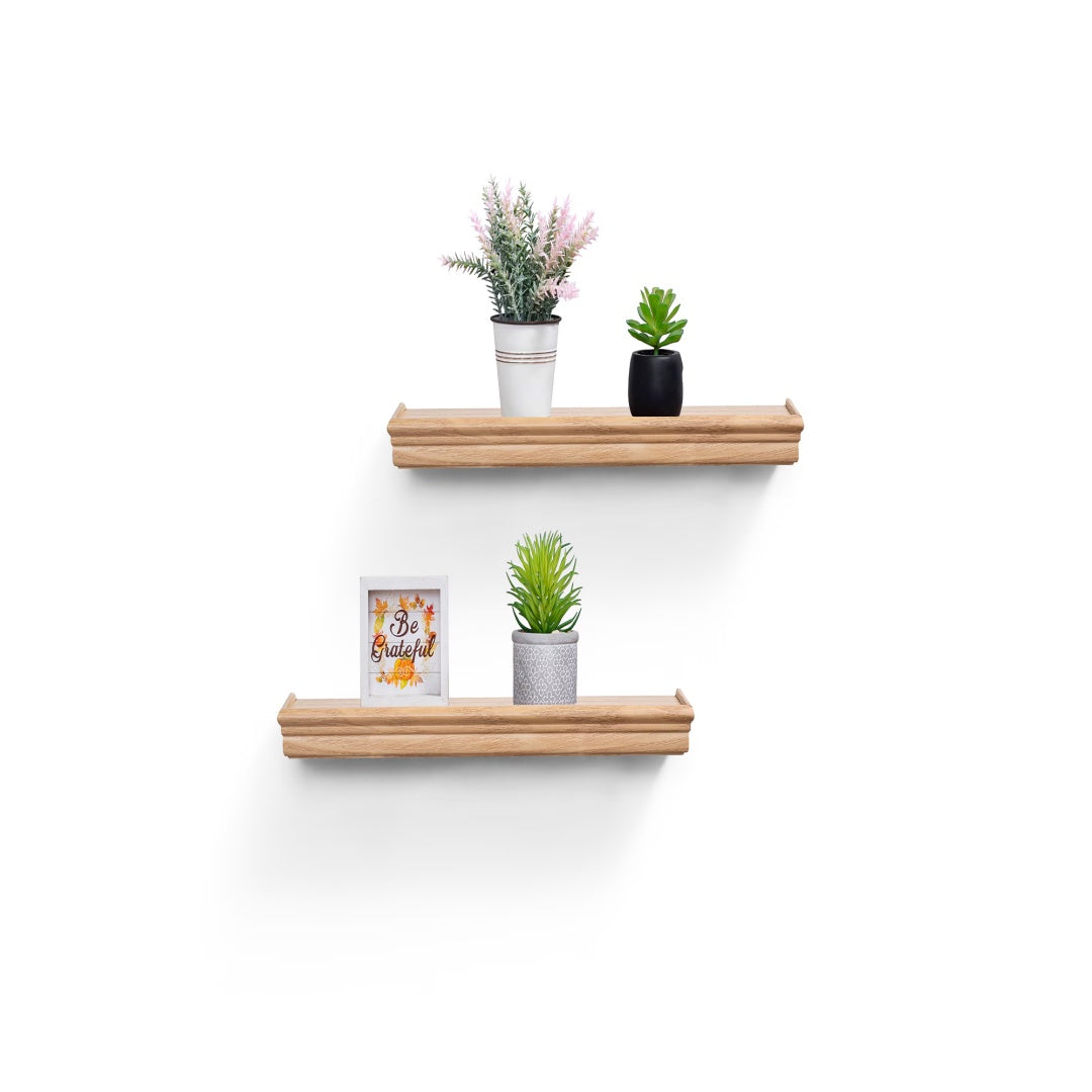 Floating Shelves  17.9 Wall Mounted Wood Shelves
