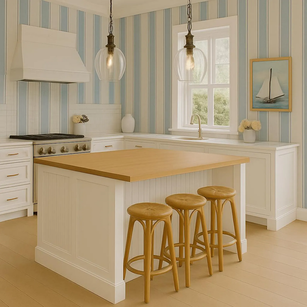 Made to Order – Bright & Airy Hampton Style Modern Kitchen Island