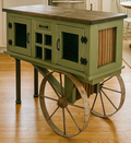 Kitchen Island Designs – Solid Wood Urban Industrial Style