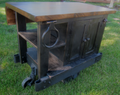 Industrial Style Warehouse Cart Island for smaller Kitchens